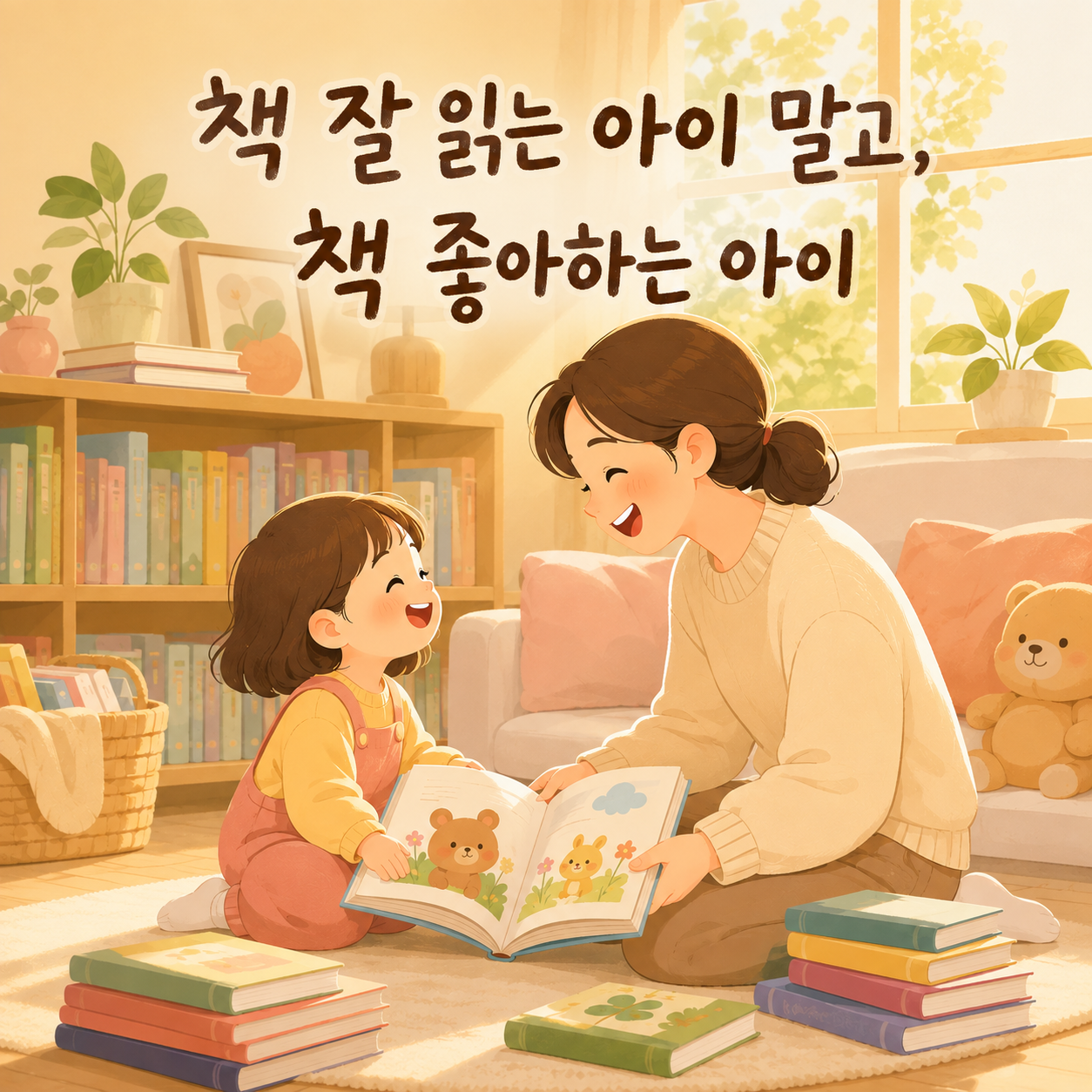 카드뉴스 1 - 책 잘 읽는 아이 말고, 책 좋아하는 아이